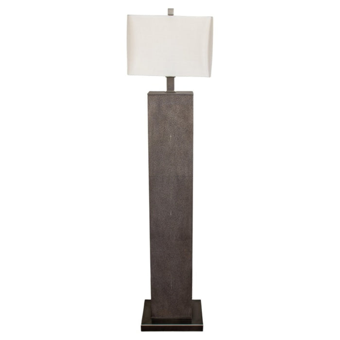 Christian Liaigre Style Shagreen Floor Lamp