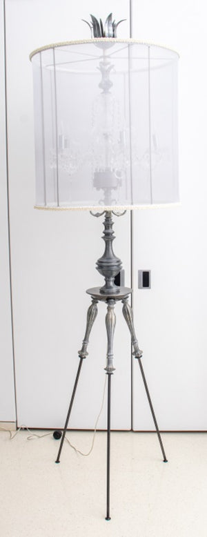 Modern Hollywood Regency Chandelier Floor Lamp (8259528065331)