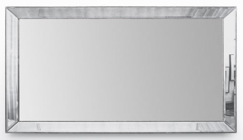 Venetian Style Mercury Glass & Silver Gilt Mirror