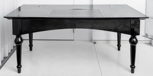 A&X Ambassador Black Crocodile Lacquer Desk (8283841691955)