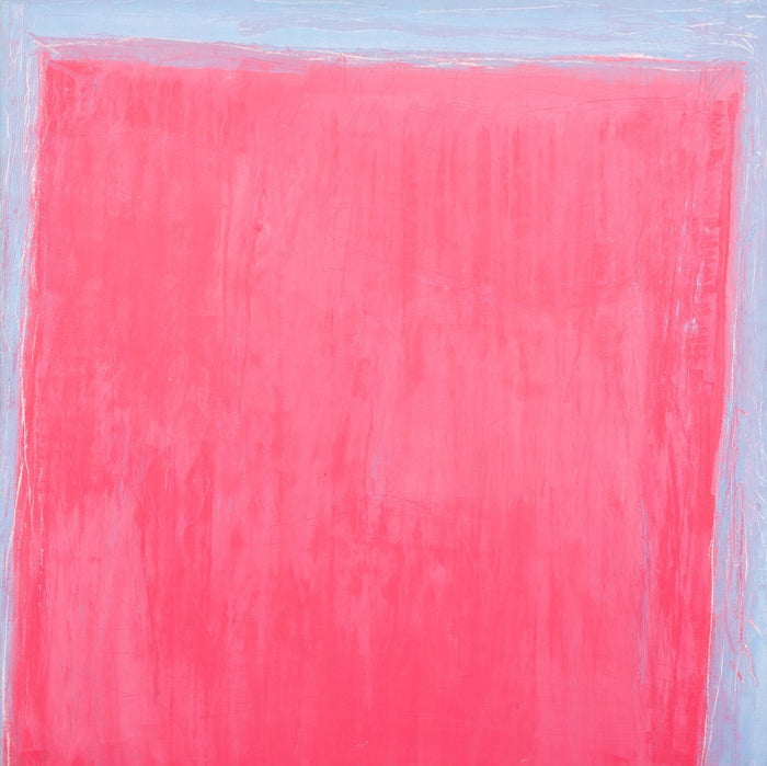 Capobianco "Red Wedge.." Color Field Oil on Canvas