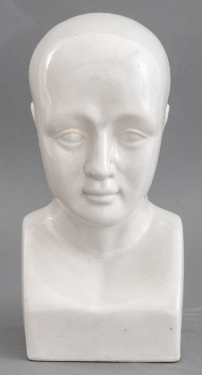 Porcelain Phrenology Head