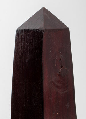 Grand Tour Manner Mahogany Obelisks, Pair (8237989953843)