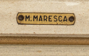 Mario Maresca "A Street in Paris" Oil on Tile (8907214881075)