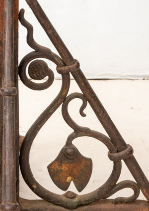 Grand Tour Bronze Jardiniere on Wrought Iron Stand (8253498753331)