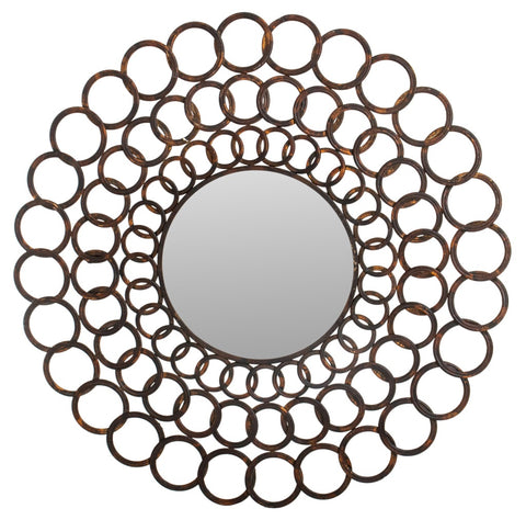 Cast Iron Ring Form Mirror