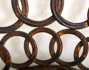 Cast Iron Ring Form Mirror (8528024502579)