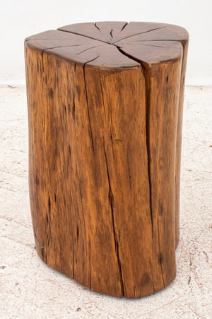 Modern Wood Trunk End Table / Stool (8579816554803)