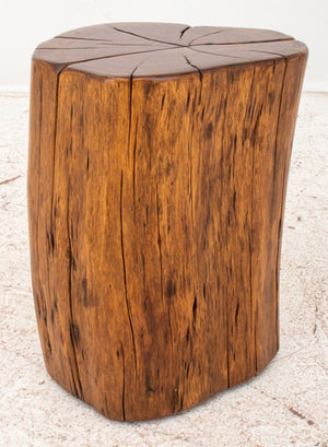 Modern Wood Trunk End Table / Stool (8579816554803)