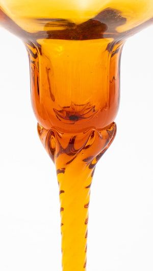Murano Manner Hand Blown Glass Decanter & Goblet (8285483794739)