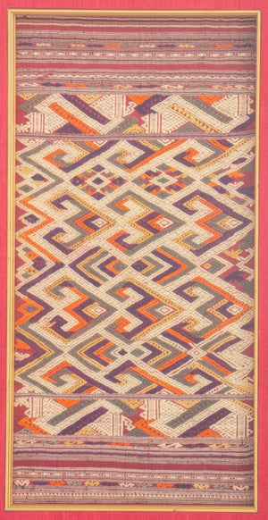 Framed Kilim Handknotted Textile Panel (8576232489267)