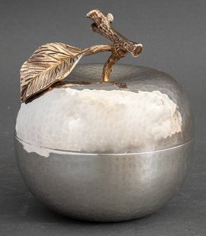Sterling and Parcel Gilt Silver Apple Form Box (8576327582003)