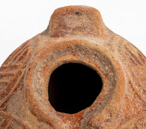 Ancient Samaritan Terracotta Oil Lamps, Pair (8365302317363)
