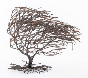 Bruce Friedle Brutalist Metal Tree Sculpture (8291830432051)