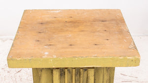 Art Deco Style Painted Wooden Pedestal (8944692461875)
