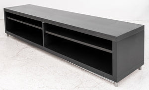 Modern Faux Wenge Wood Entertainment Console (9365145878835)