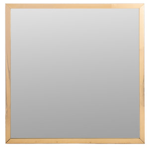 Modern Gold-Toned Metal Mirror (8528349430067)