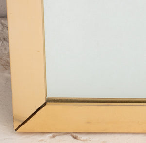 Modern Gold-Toned Metal Mirror (8528349430067)