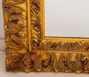 Baroque Revival Carved Giltwood Mantel Mirror (8310759424307)