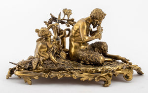 Belle Epoque Gilt Bronze Figural Group Sculpture (9536954958131)