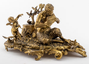 Belle Epoque Gilt Bronze Figural Group Sculpture (9536954958131)