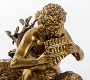 Belle Epoque Gilt Bronze Figural Group Sculpture (9536954958131)