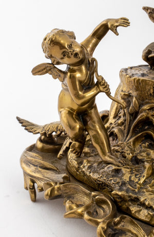 Belle Epoque Gilt Bronze Figural Group Sculpture (9536954958131)