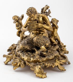 Belle Epoque Gilt Bronze Figural Group Sculpture (9536954958131)