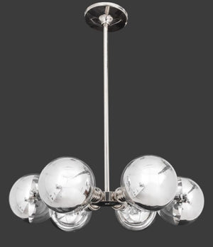 Mid-Century Style Atomic Satellite Chandelier (8960936509747)