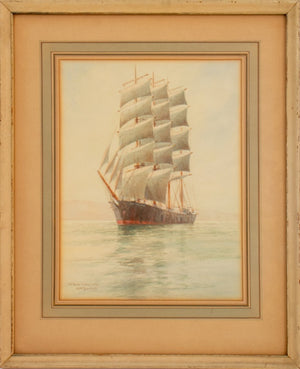 William Minshall Birchall "Golden Gate" Watercolor (8331932008755)