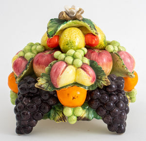 Italian Faenza Fruit Arrangement, 1960's (8359277068595)