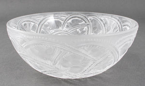 Lalique Frosted & Clear Crystal Bowl (8454123946291)