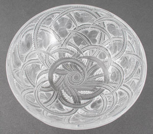 Lalique Frosted & Clear Crystal Bowl (8454123946291)