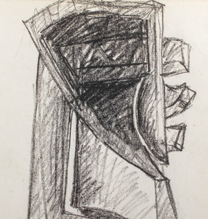 Seymour Lipton Sculpture Study Sketch, 1965 (8932169974067)
