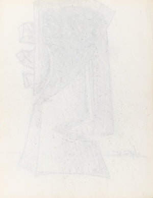 Seymour Lipton Sculpture Study Sketch, 1965 (8932169974067)