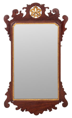 American Chippendale Style Mirror, ca. 1900 (8526309687603)