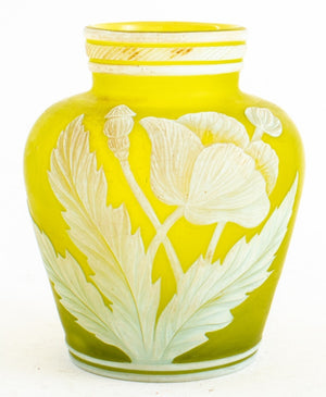 Thomas Webb English Cameo Glass Diminutive Vase (8451308880179)