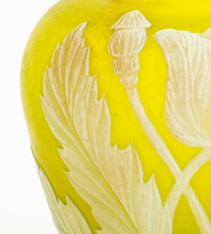 Thomas Webb English Cameo Glass Diminutive Vase (8451308880179)