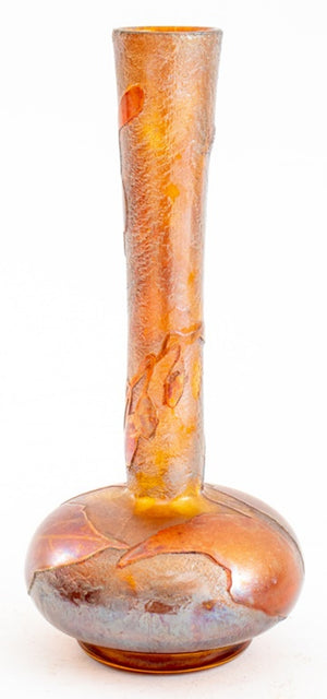Lhomme Lefevre French Art Nouveau Cameo Glass Vase (8451201564979)