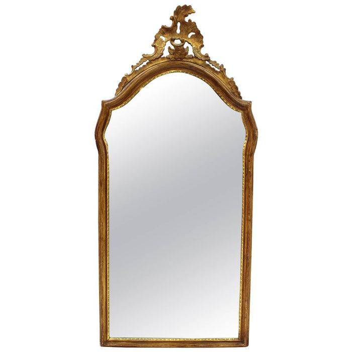 Baroque Style Gilt Wood Mirror