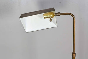 Mid-Century Modern Adjustable Brass Floor Lamp (6719722913949)