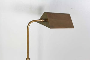 Mid-Century Modern Adjustable Brass Floor Lamp (6719722913949)