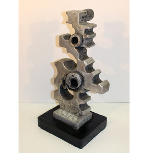 Aluminum Cast Machine Age Sculpture (6719711772829)