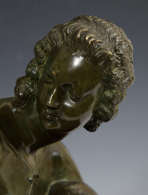 Marcel-Andre Bouraine Figurative Bronze Sculpture of a Woman (6719666421917)