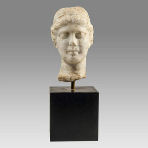 Roman Style Marble Head (7585316405405)