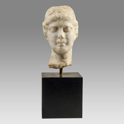 Roman Style Marble Head