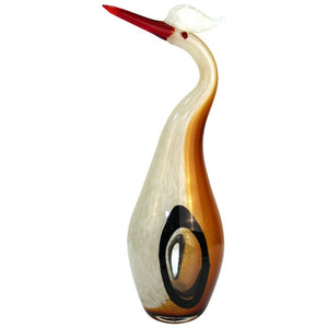 Italian Mid-Century Modern Murano Glass Bird Sculpture (6719905530013)