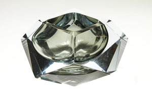 Murano Sommerso Italian Art Glass Bowl By Mandurzzato (6719997214877)
