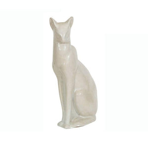 A Vintage Pair of French Art Deco Sculptured Ceramic Siamese Cats (6719669338269)
