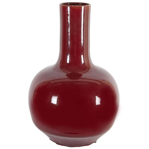 Flame Glazed Chinese Vase